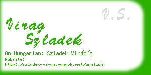 virag szladek business card